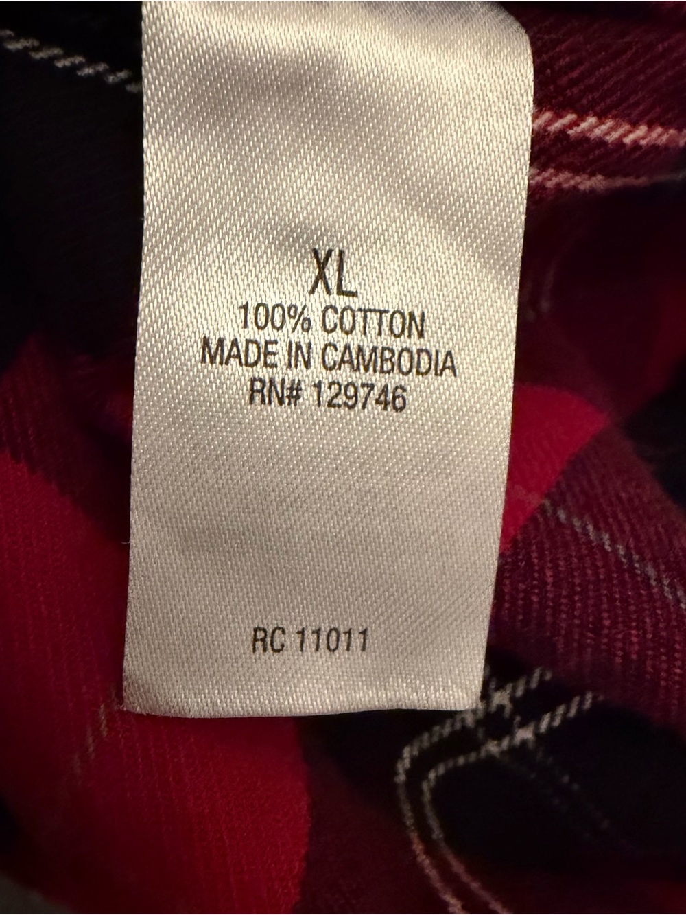 Ridgecut Toughwear Men’s Flannel Cotton Plaid Button Down Shirt Size XL - Picture 5 of 9